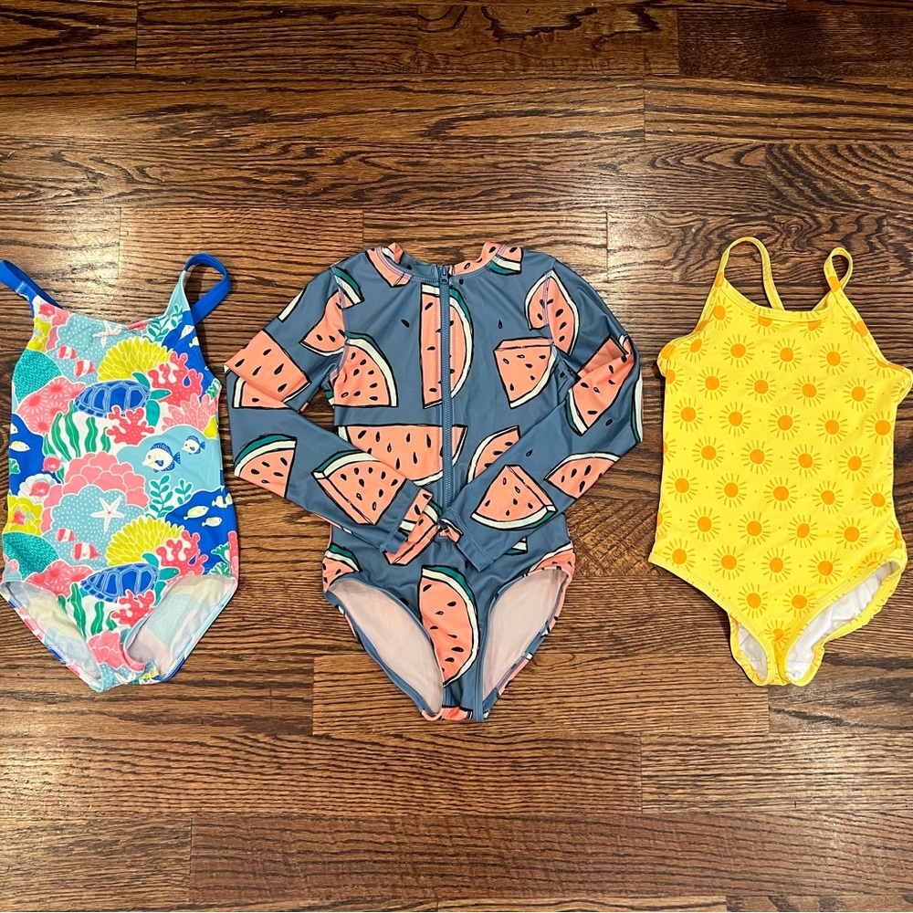Set of 3 Girls Swimsuits - Boden, Hanna, Tea